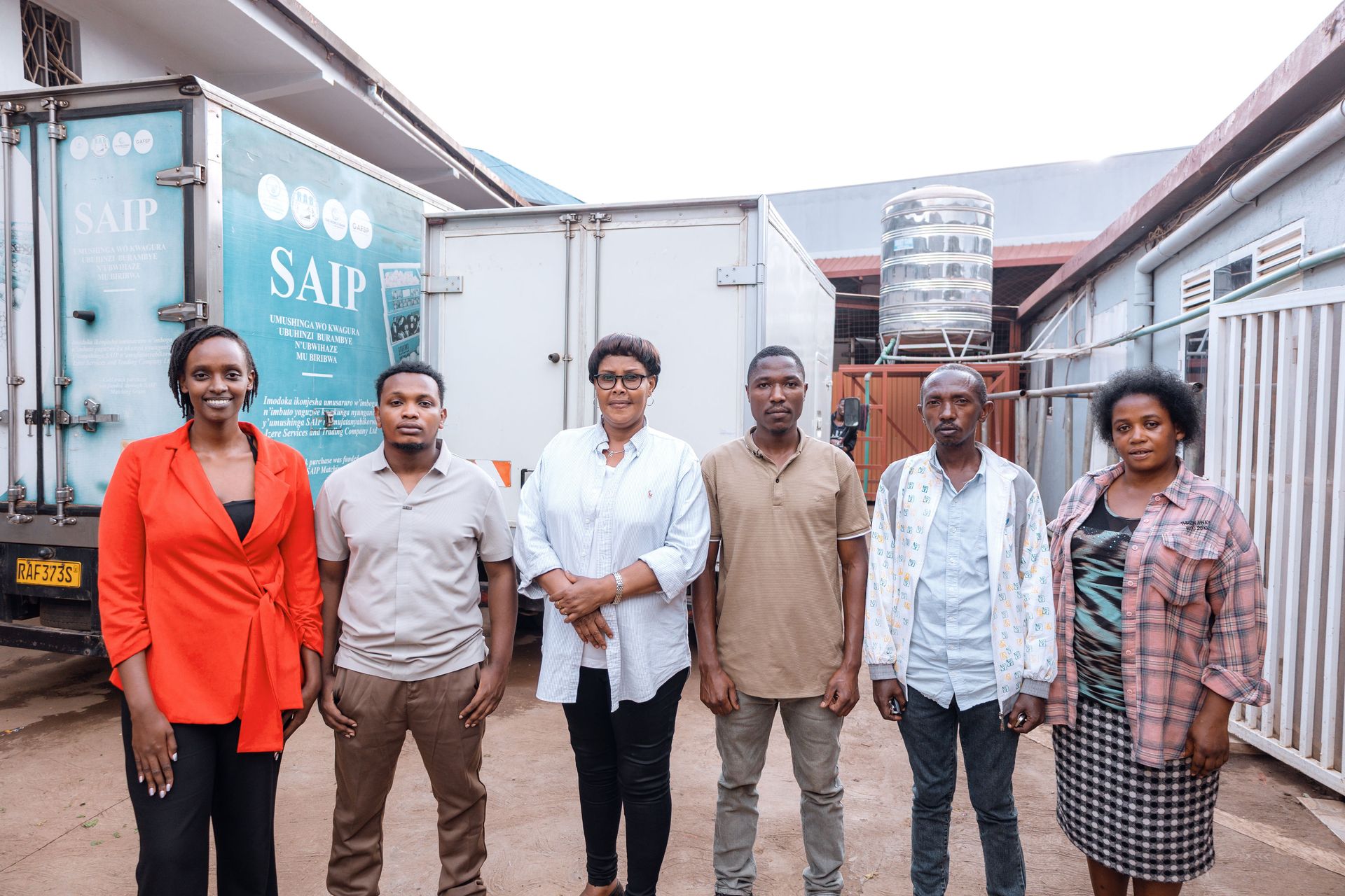 Full Team with Delivery Truck